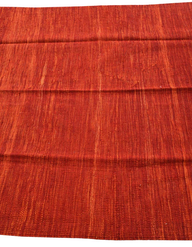 Detail image of 4' 2 x 6'  Hand Woven Kilim Modern Wool Rug