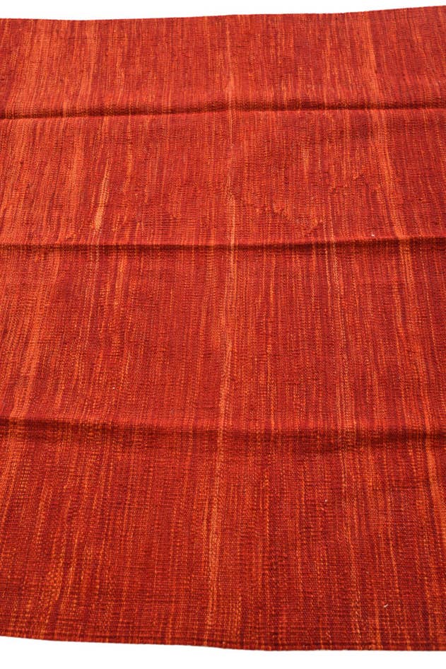 Detail image of 4' 2 x 6' Hand Woven Kilim Modern Wool Rug