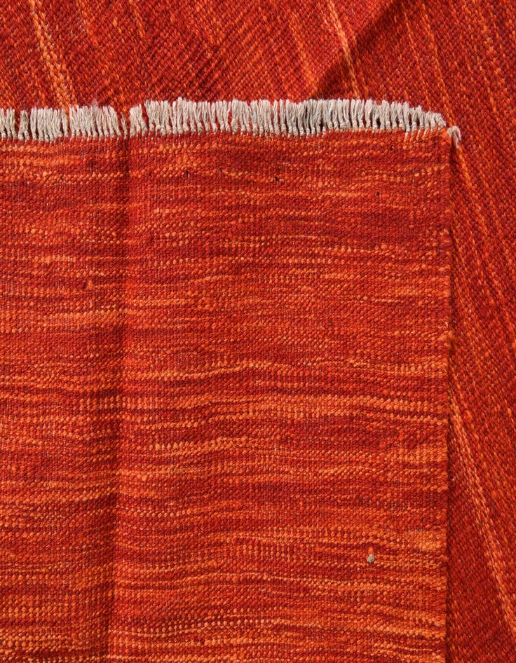 Detail image of 4' 2 x 6'  Hand Woven Kilim Modern Wool Rug