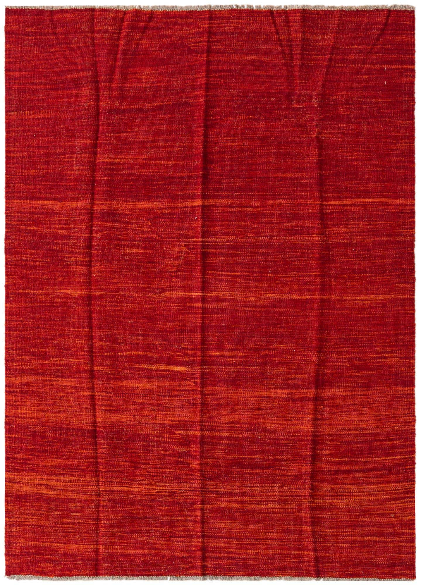 4' 2 x 6' Hand Woven Kilim Modern Wool Rug