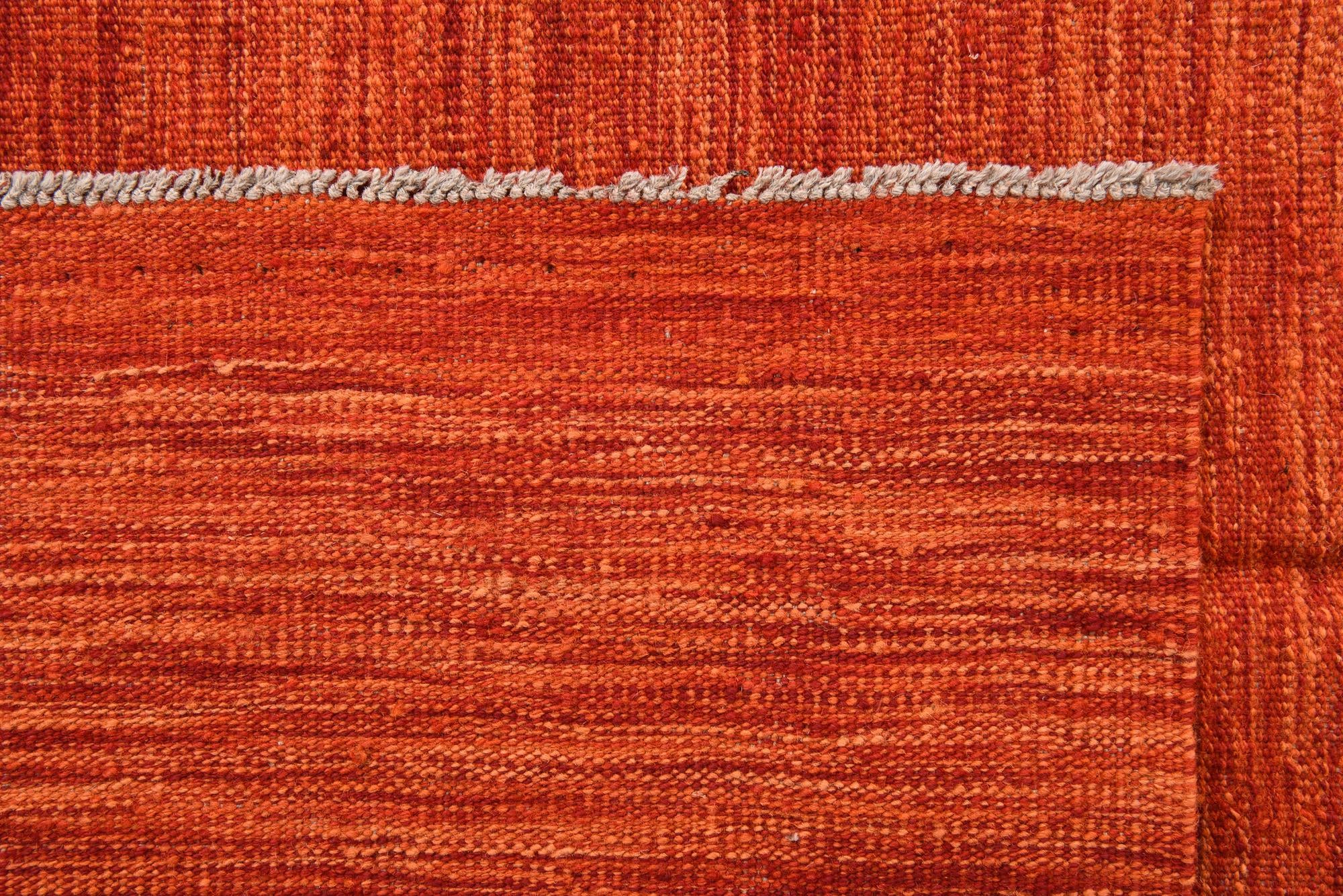 6' x 9' 1 Hand Woven Kilim Modern Wool Rug