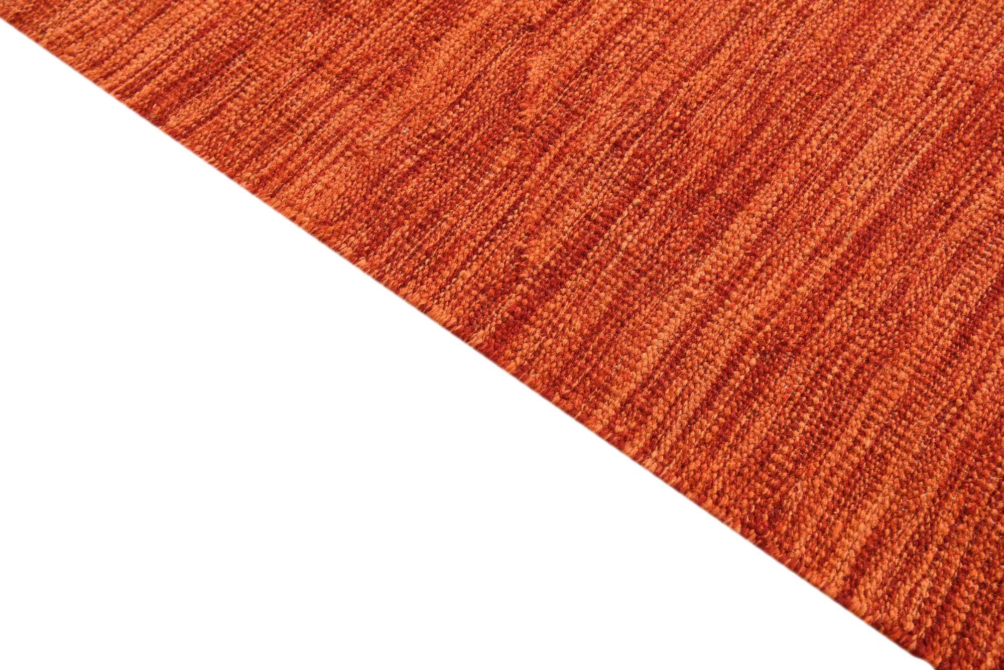 6' 9 x 9' 10 Hand Woven Kilim Modern Wool Rug