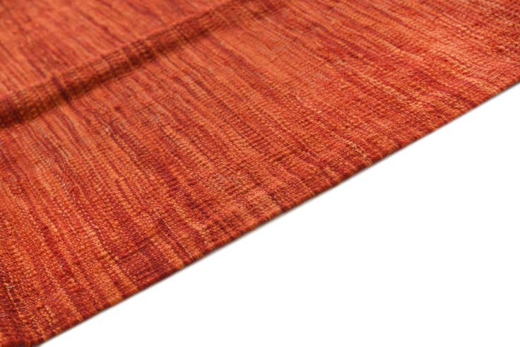 Detail image of 4' 4 x 5' 10 Hand Woven Kilim Modern Wool Rug