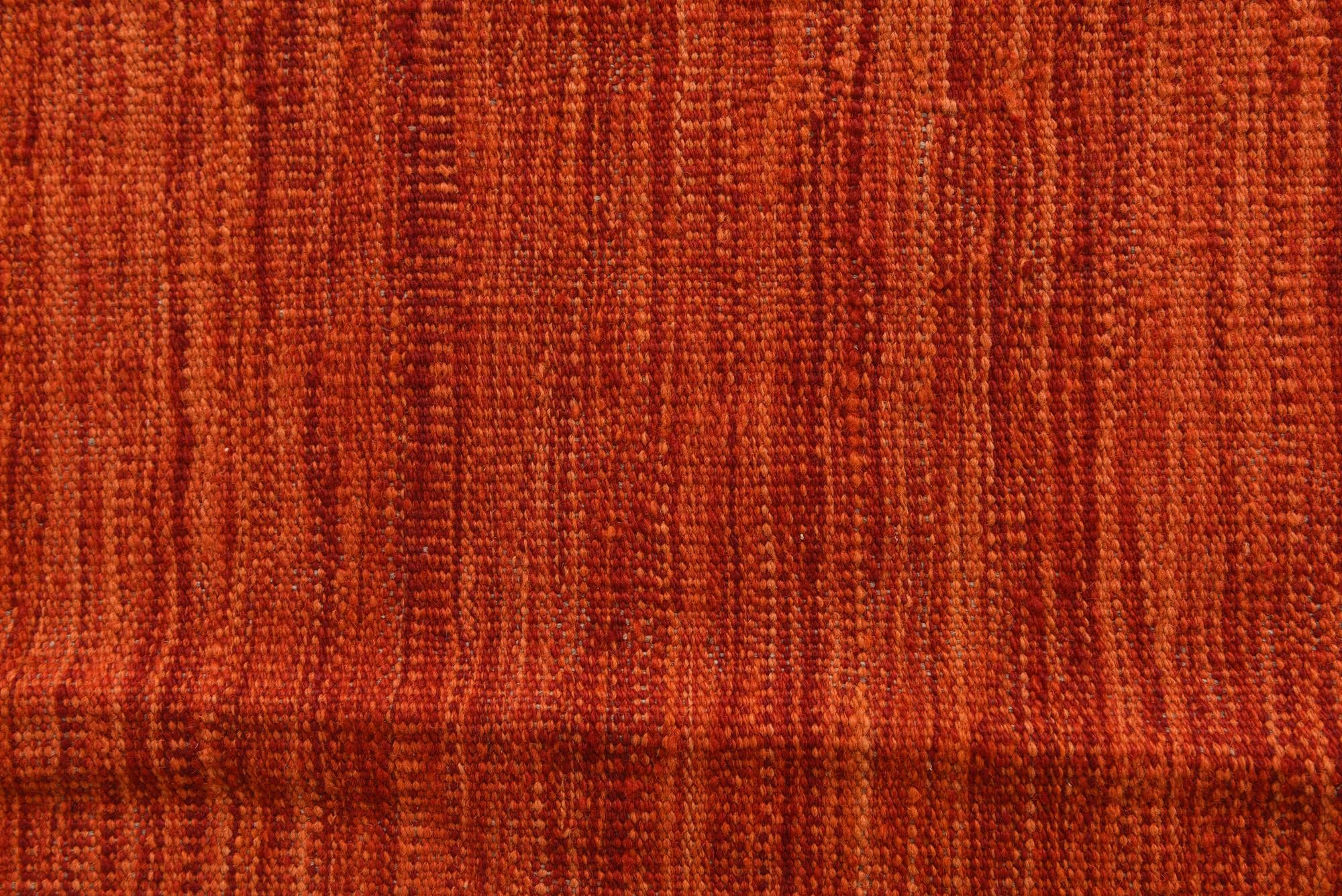 4' 4 x 5' 10 Hand Woven Kilim Modern Wool Rug