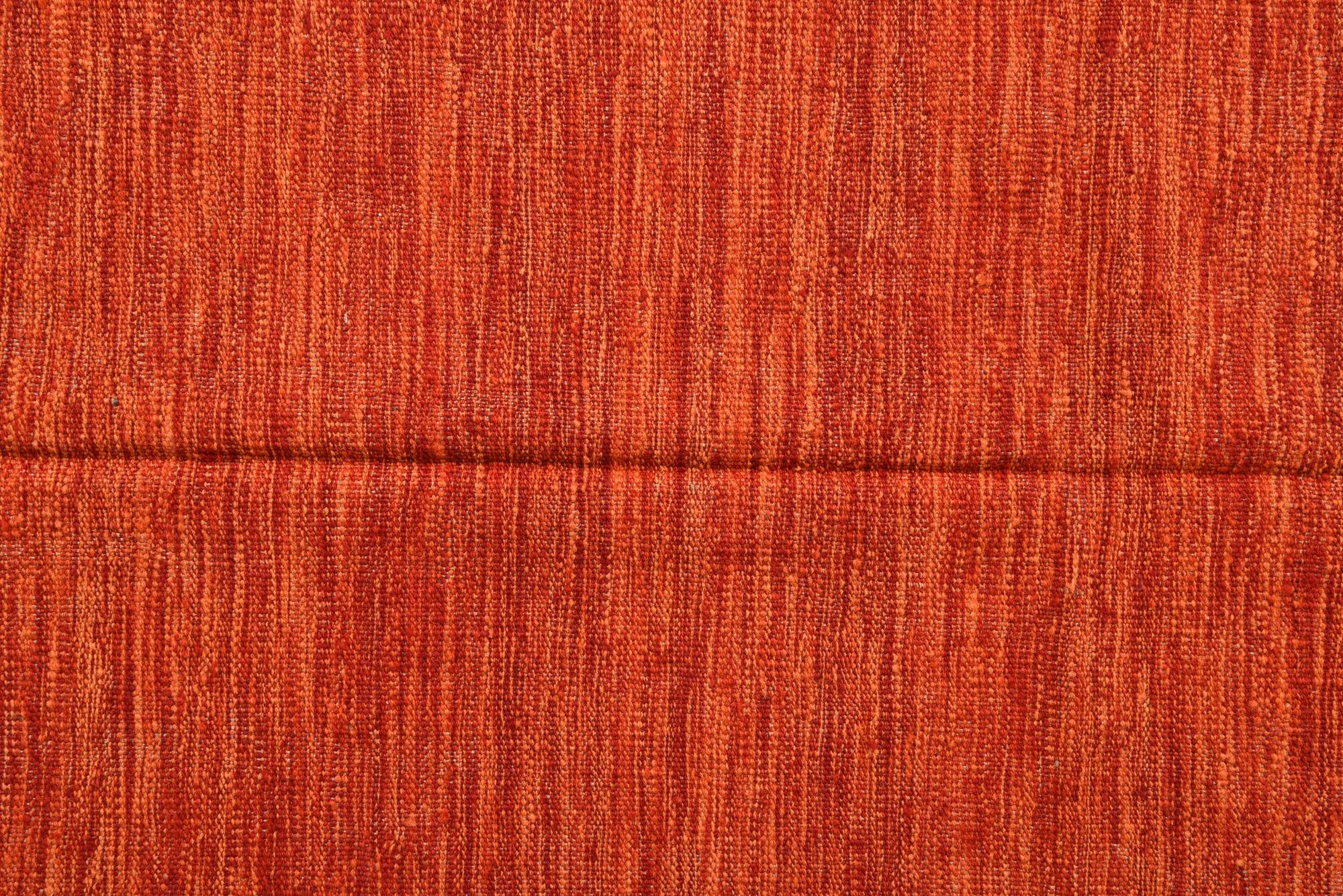 5' 1 x 6' 7 Hand Woven Kilim Modern Wool Rug