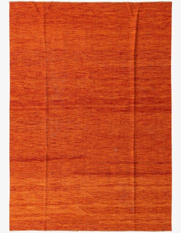 6' 9 x 9' 7 Hand Woven Kilim Modern Wool Rug