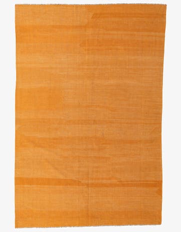 6' 5 x 9' 9 Hand Woven Kilim Modern Wool Rug
