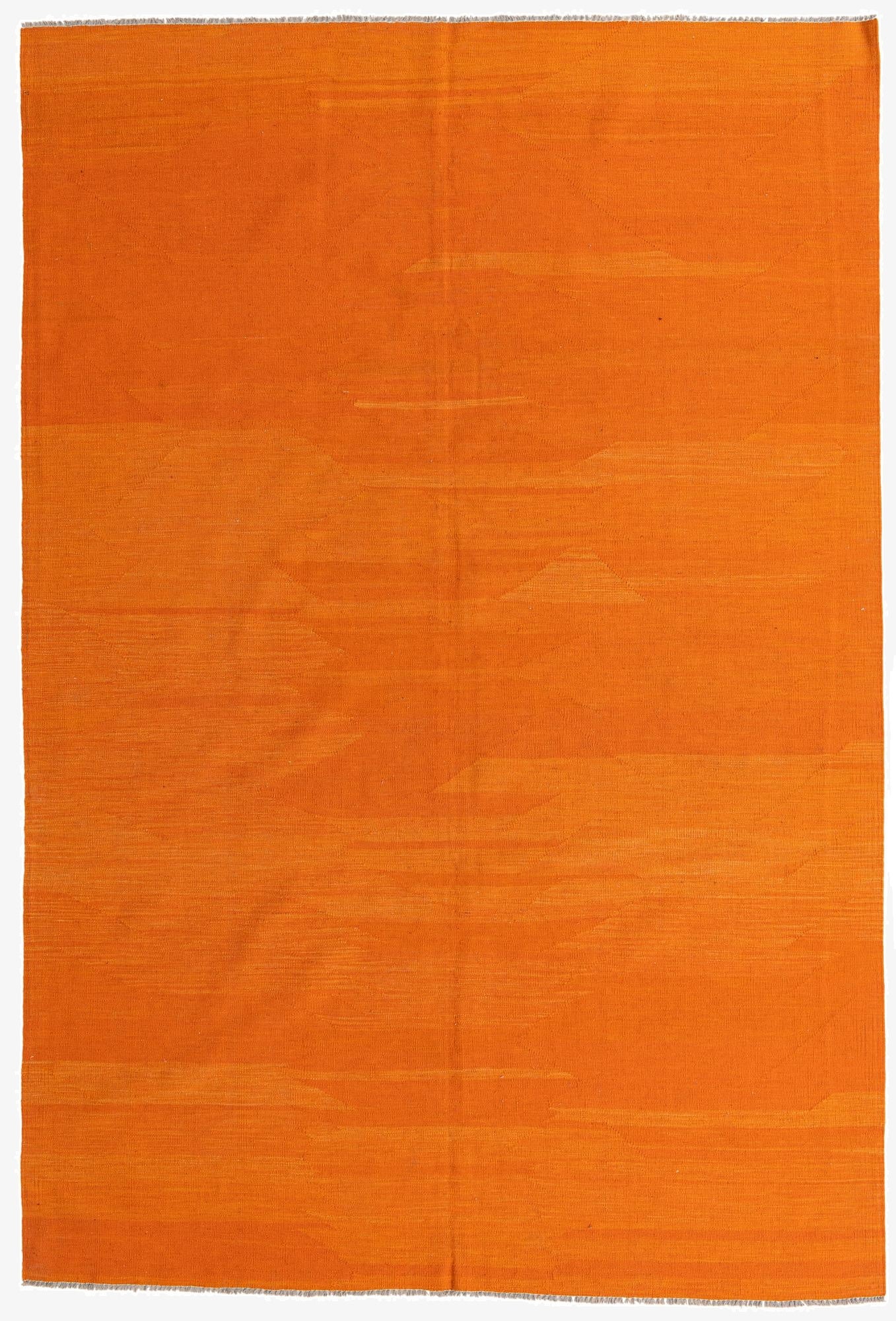 6' 8 x 9' 10  Hand Woven Kilim Modern Wool Rug