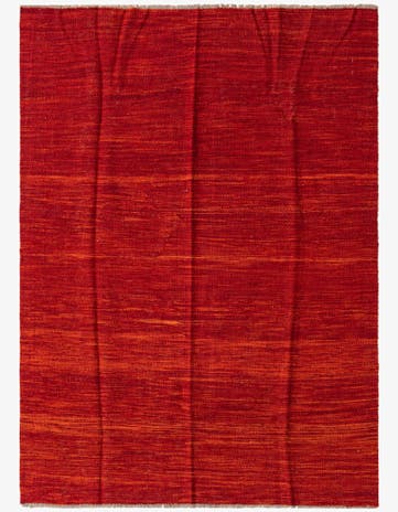 4' 2 x 6' Hand Woven Kilim Modern Wool Rug