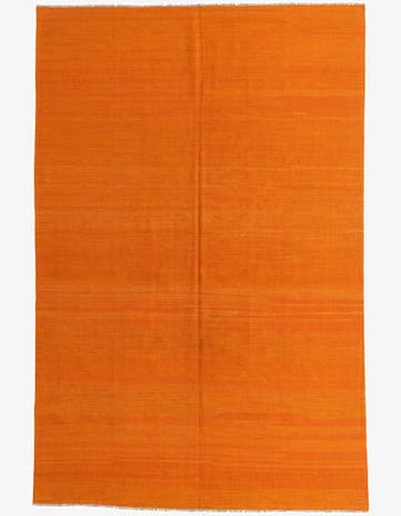 6' 6 x 10' Hand Woven Kilim Modern Wool Rug