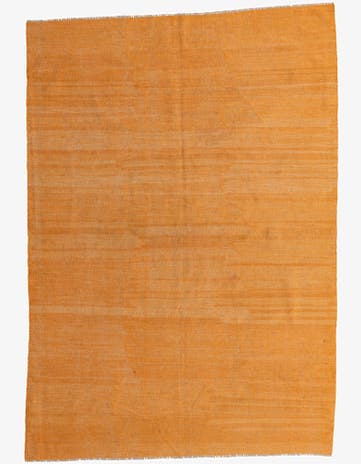 6' 8 x 9' 6 Hand Woven Kilim Modern Wool Rug