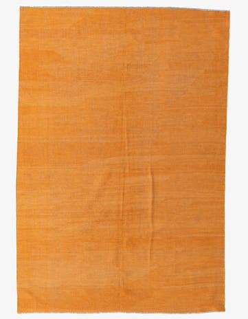 6' 9 x 9' 9 Hand Woven Kilim Modern Wool Rug