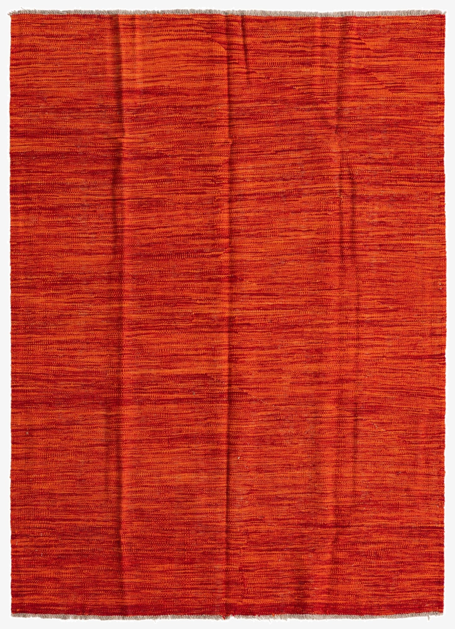 4' 4 x 5' 10  Hand Woven Kilim Modern Wool Rug