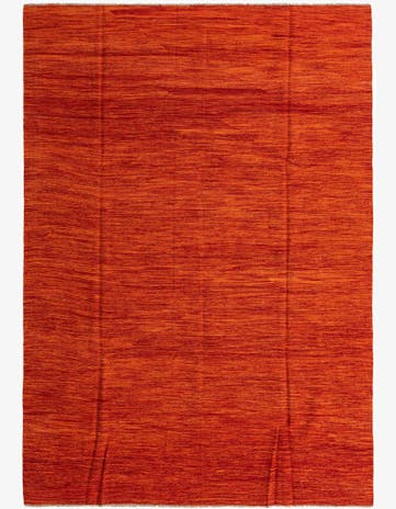6' 9 x 9' 10 Hand Woven Kilim Modern Wool Rug