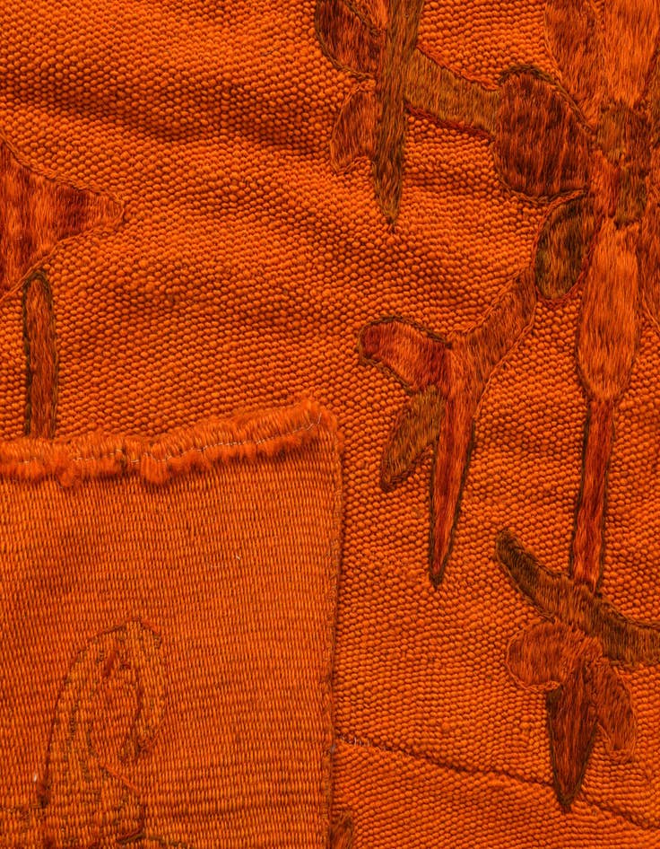 Detail image of 5' 7 x 7' 7  Hand Woven Kilim Suzani Wool Rug