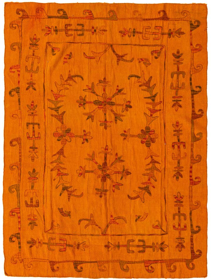 Vue détaillée : 170cm x 230cm Tissé à la main Kilim Suzani Tapis Laine