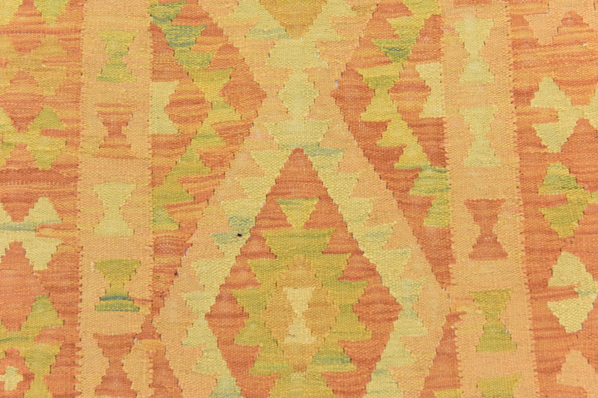 95cm x 150cm Hand Woven Kilim Waziri Wool Rug