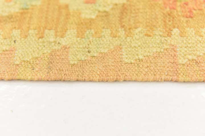 3' 2 x 5' Hand Woven Kilim Waziri Wool Rug