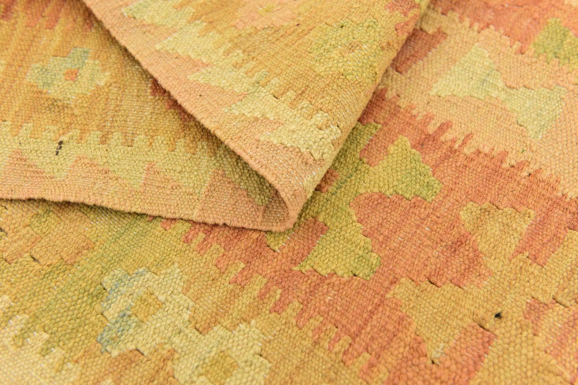 95cm x 150cm Hand Woven Kilim Waziri Wool Rug
