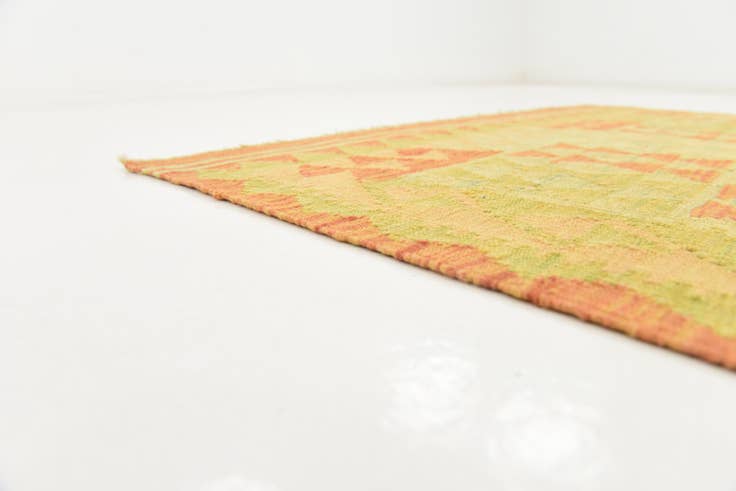 Detail image of 3' x 5' Hand Woven Kilim Waziri Wool Rug