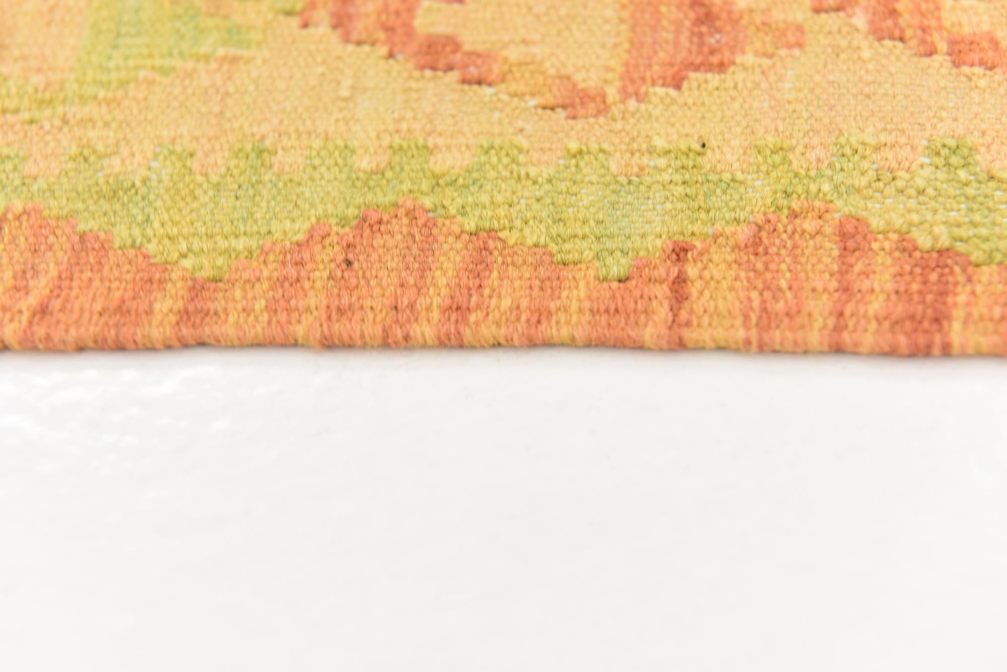 3' x 5' Hand Woven Kilim Waziri Wool Rug