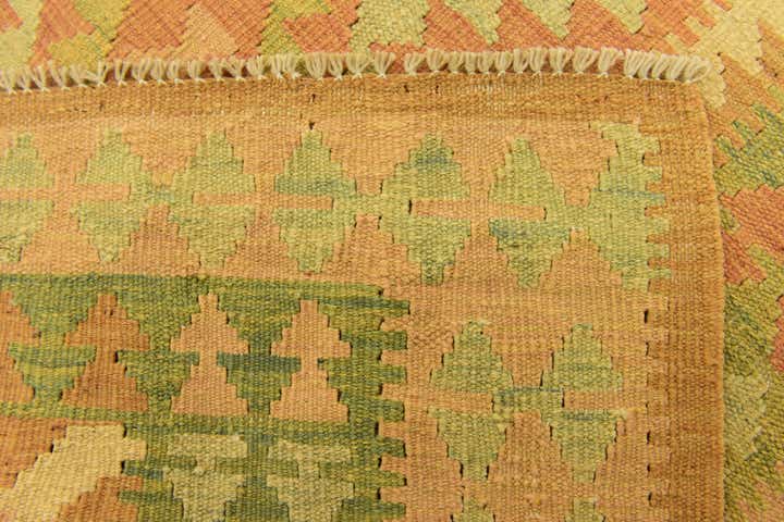 3' 2 x 5' Hand Woven Kilim Waziri Wool Rug