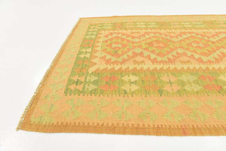 3' 2 x 5' Hand Woven Kilim Waziri Wool Rug