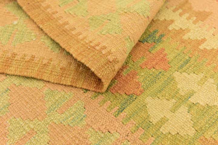 3' 2 x 5' Hand Woven Kilim Waziri Wool Rug