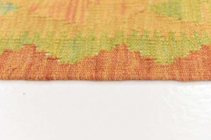 3' 2 x 5' Hand Woven Kilim Waziri Wool Rug