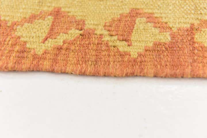 3' 3 x 4' 9 Hand Woven Kilim Waziri Wool Rug