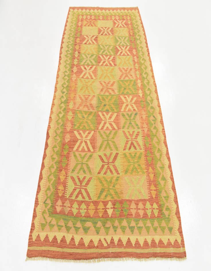 Detail image of 4' x 6' 6  Hand Woven Kilim Waziri Wool Rug