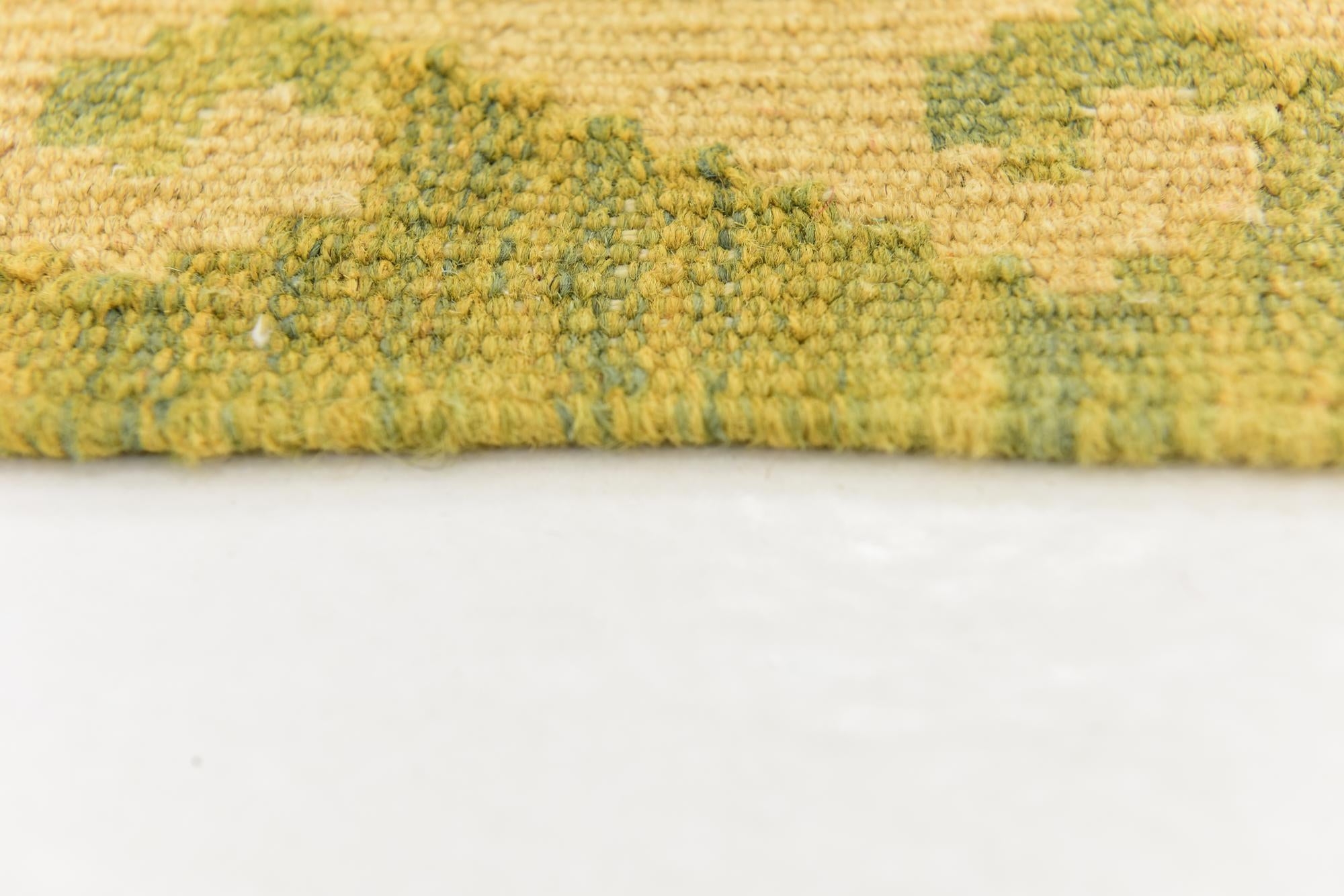 4' 10 x 6' 7 Hand Woven Kilim Waziri Wool Rug