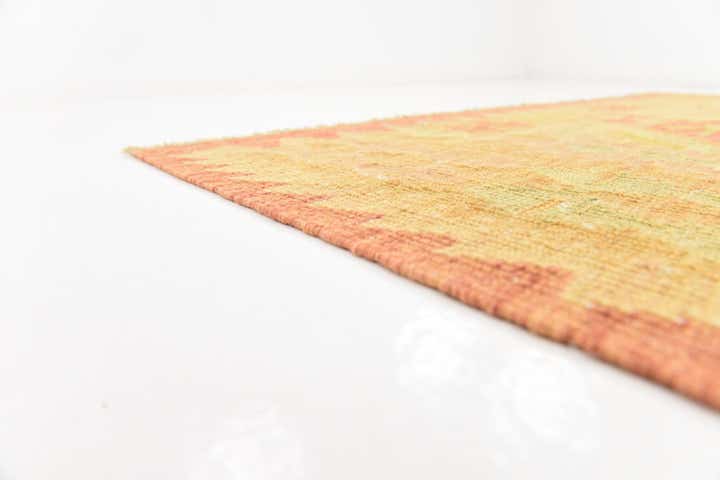 4' 9 x 6' 5 Hand Woven Kilim Waziri Wool Rug