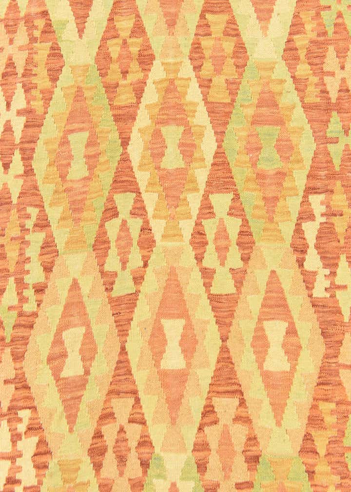 3' 9 x 6' 6 Hand Woven Kilim Waziri Wool Rug