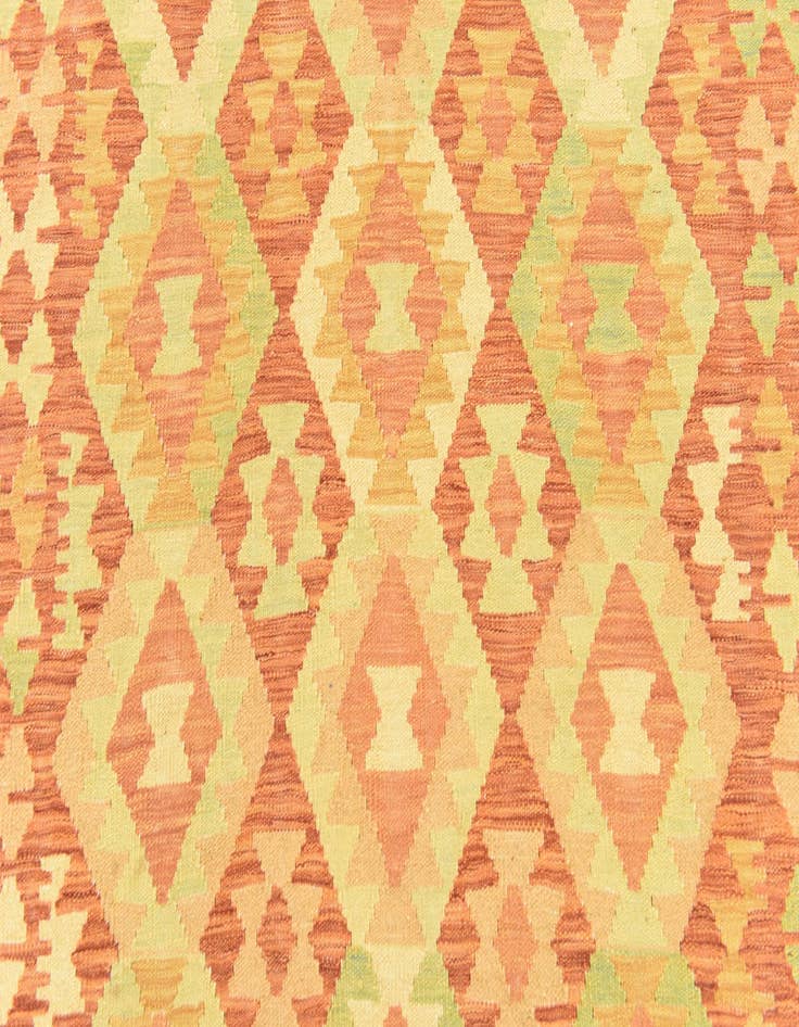 Detail image of 3' 9 x 6' 6 Hand Woven Kilim Waziri Wool Rug
