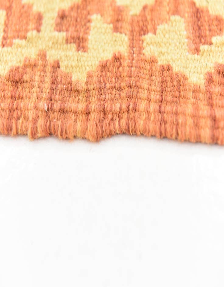 Detail image of 3' 9 x 6' 6  Hand Woven Kilim Waziri Wool Rug