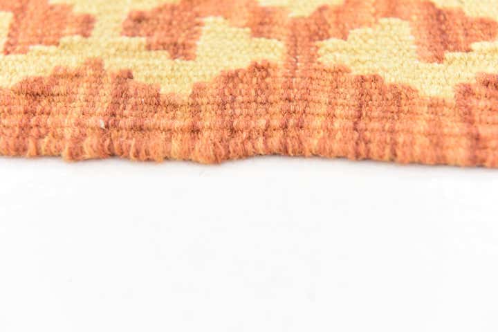 3' 9 x 6' 6 Hand Woven Kilim Waziri Wool Rug