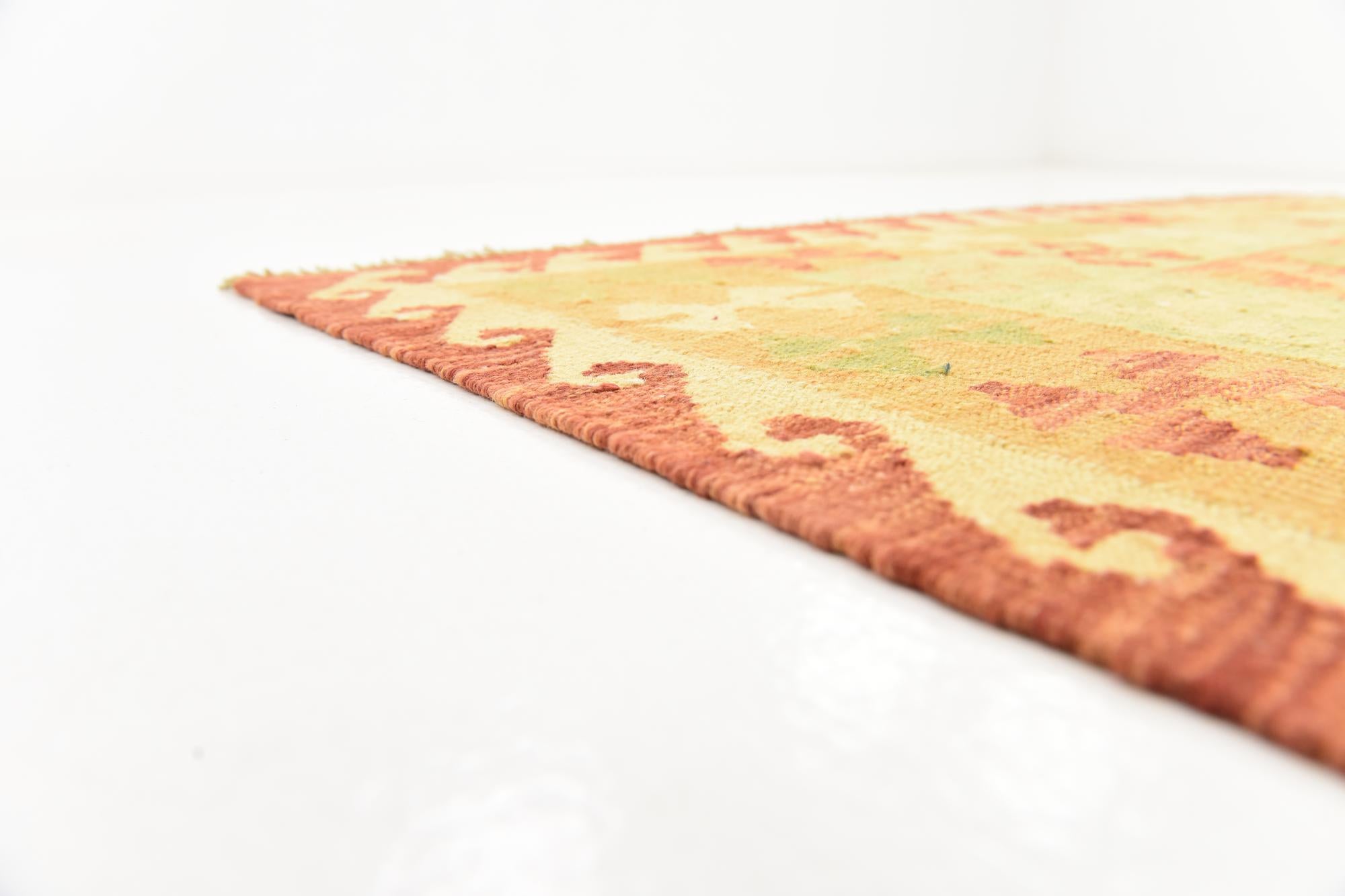 145cm x 205cm Hand Woven Kilim Waziri Wool Rug