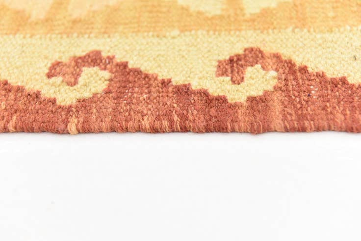 Detail image of 4' 9 x 6' 9 Hand Woven Kilim Waziri Wool Rug