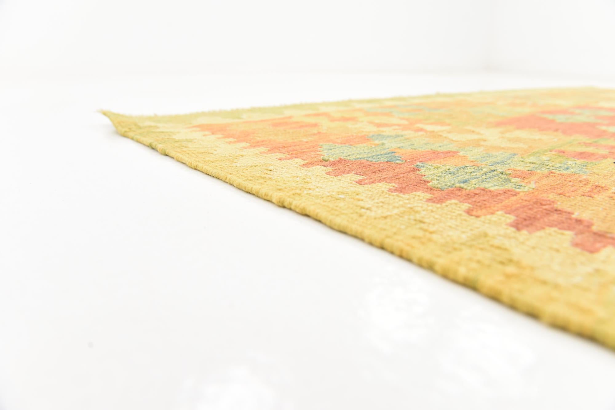 145cm x 200cm Hand Woven Kilim Waziri Wool Rug