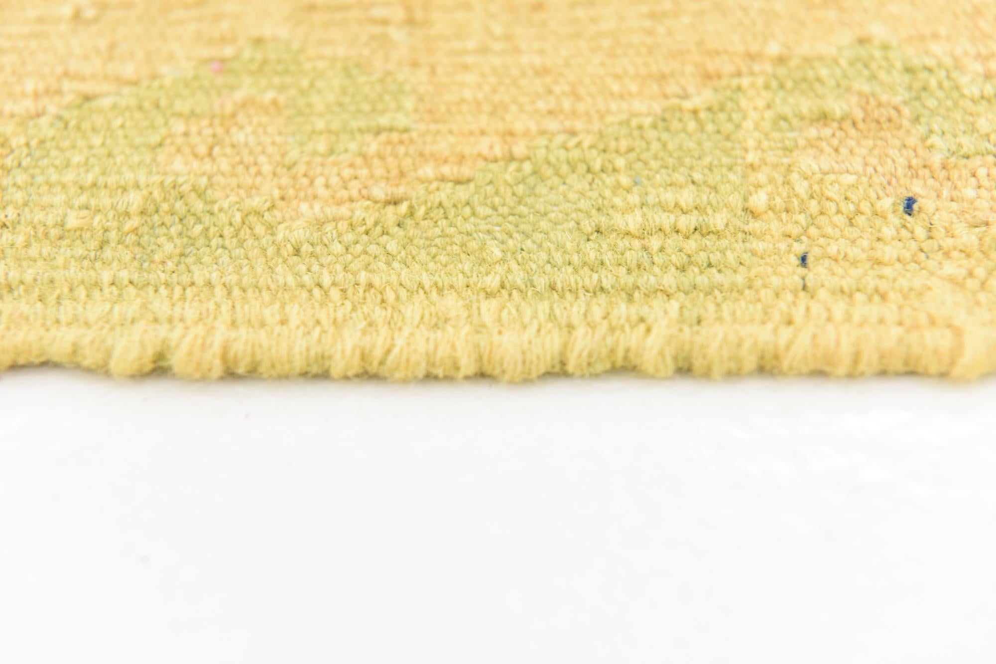 4' 6 x 6' 8 Hand Woven Kilim Waziri Wool Rug