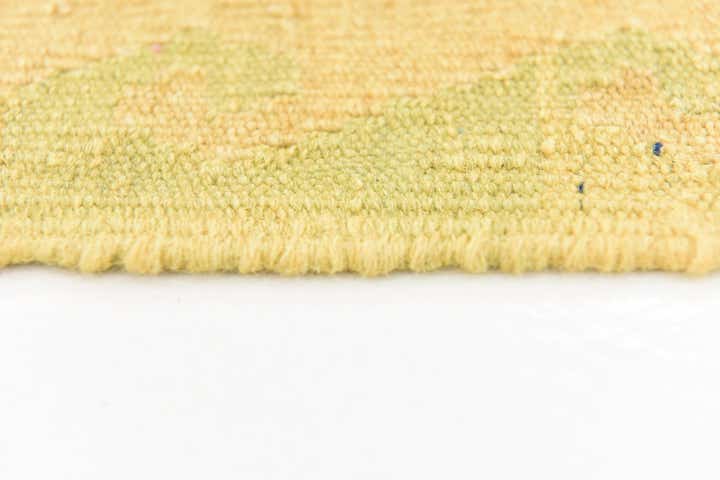 4' 6 x 6' 8 Hand Woven Kilim Waziri Wool Rug