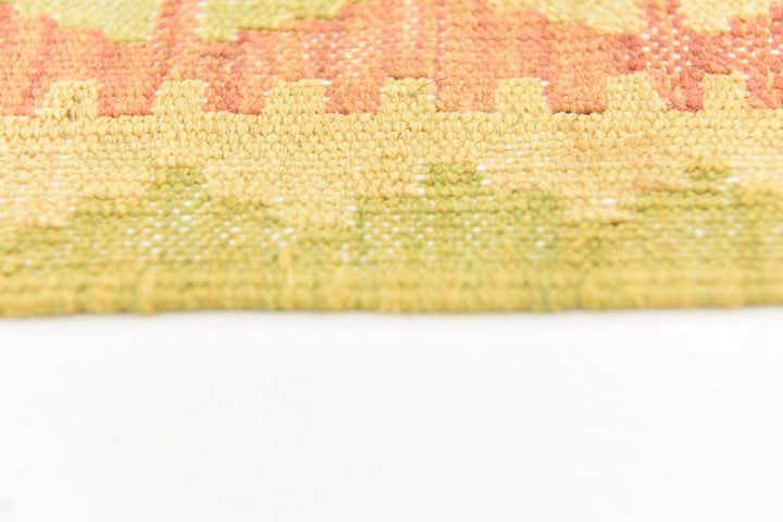 4' 7 x 6' 6 Hand Woven Kilim Waziri Wool Rug