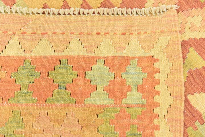 145cm x 200cm Hand Woven Kilim Waziri Wool Rug