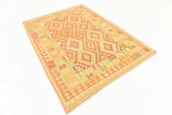 145cm x 200cm Hand Woven Kilim Waziri Wool Rug