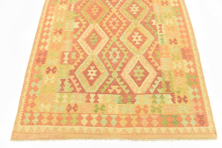 145cm x 200cm Hand Woven Kilim Waziri Wool Rug