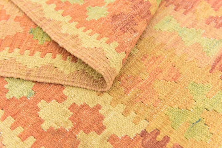 145cm x 200cm Hand Woven Kilim Waziri Wool Rug