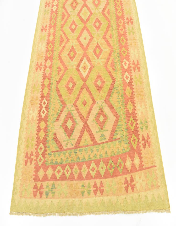 Detail image of 4' 10 x 6' 6  Hand Woven Kilim Waziri Wool Rug