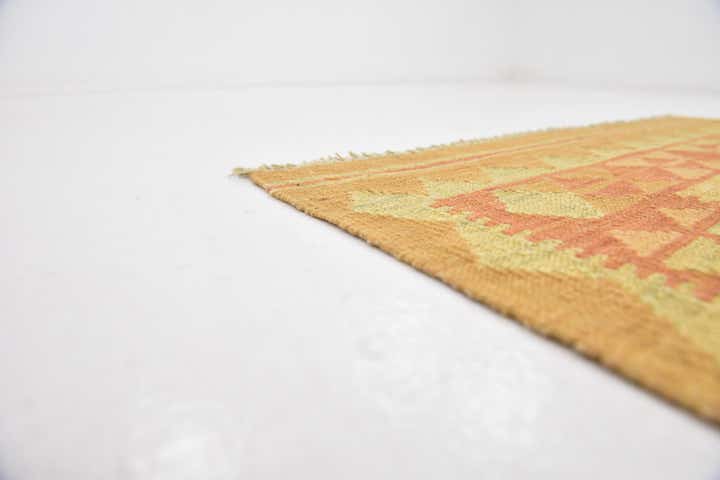 2' 7 x 4' 4 Hand Woven Kilim Waziri Wool Rug