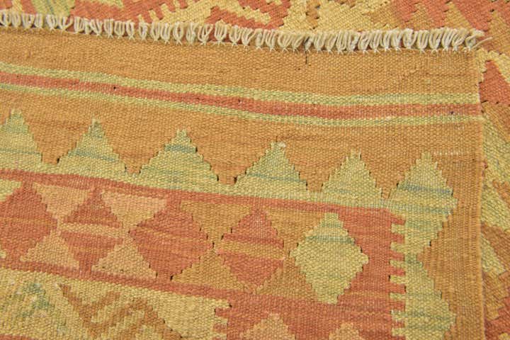 2' 7 x 4' 4 Hand Woven Kilim Waziri Wool Rug